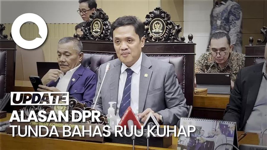 Video: DPR Tunda Dulu Bahas RUU KUHAP: Masa Sidang Hanya 25 Hari Kerja