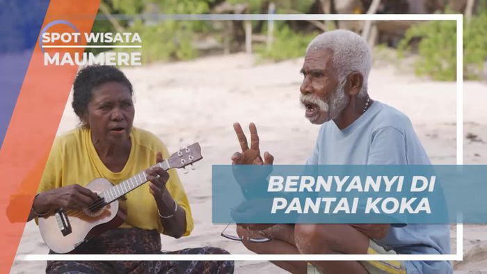 Melodi Romantis di Pantai Koka yang Indah, Maumere