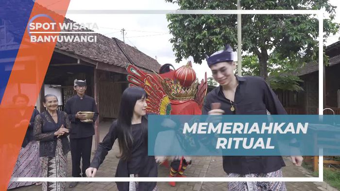 Meramaikan Ritual Tradisional Barong Ider Bumi Bersama Selebriti di Banyuwangi