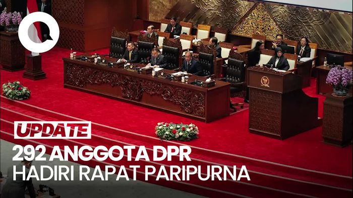 Video 292 Anggota DPR Hadiri Rapat Paripurna Buka Masa Sidang Hari Ini