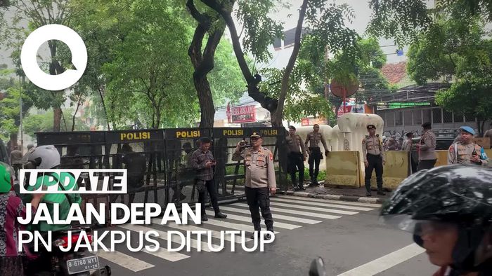Video: Ada Sidang Hasto Kristiyanto, Jalan Depan PN Jakpus Ditutup