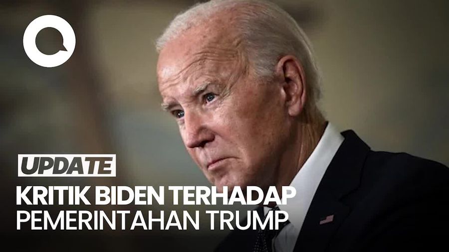Video Biden Kritik Kebijakan Trump: Menembak Dulu, Membidik Belakangan