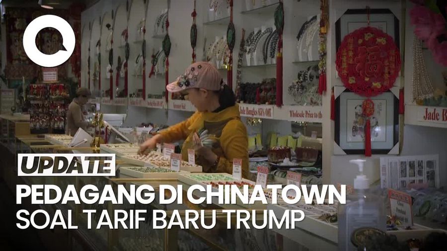 Video: Pedagang di Chinatown San Francisco Kena Dampak Tarif 145%