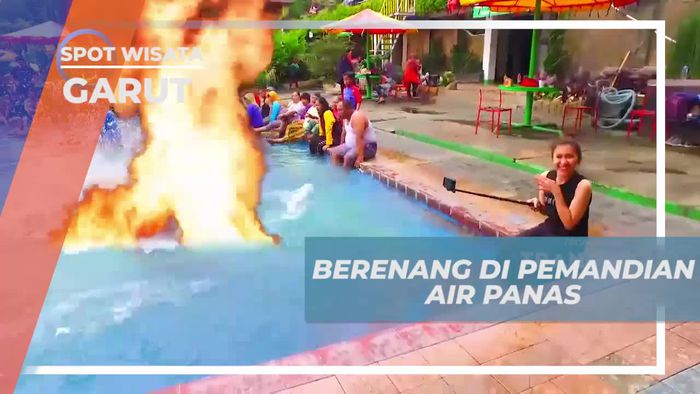 Berenang Ceria di Pemandian Air Panas yang Menyegarkan di Garut