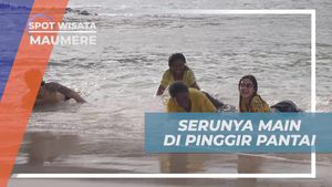 Keseruan Bermain di Pinggir Pantai yang Memikat, Maumere