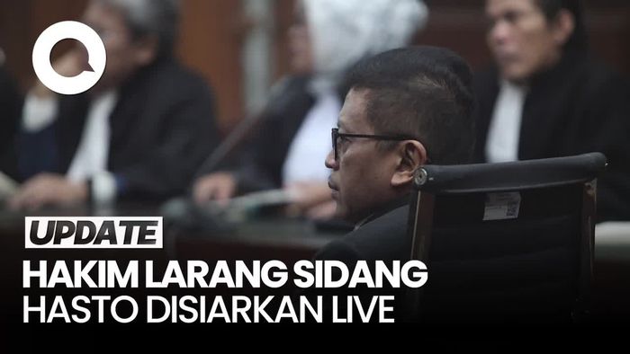 Video: Momen Hakim Larang Sidang Hasto Kristiyanto Disiarkan Live 