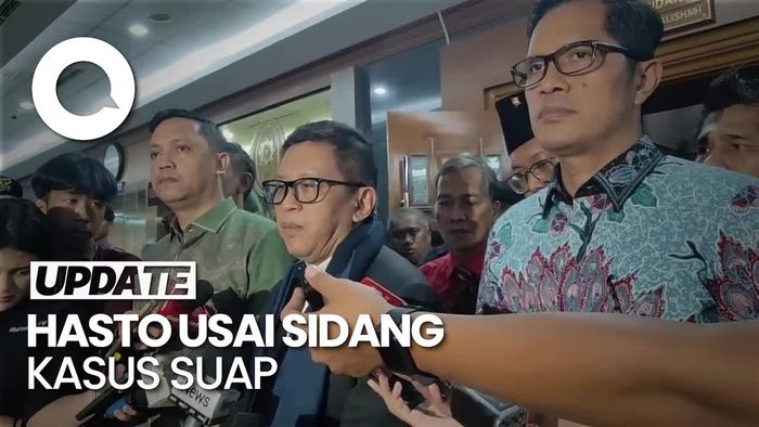 Video Hasto Tertawa Usai Sidang: Masih Belajar sebagai Terdakwa