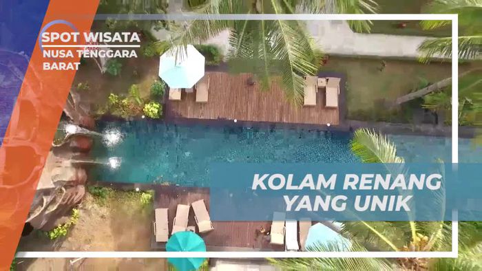 Berenang Di Kolam Renang Unik Di Jambuluwuk, Gili Trawangan