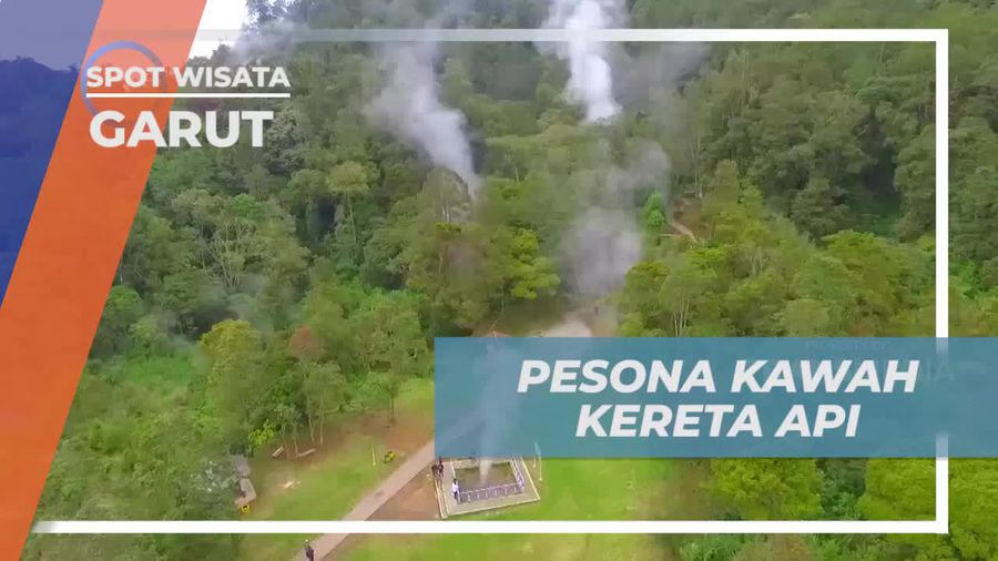 Menikmati Pesona Kawah Kereta Api Di Garut