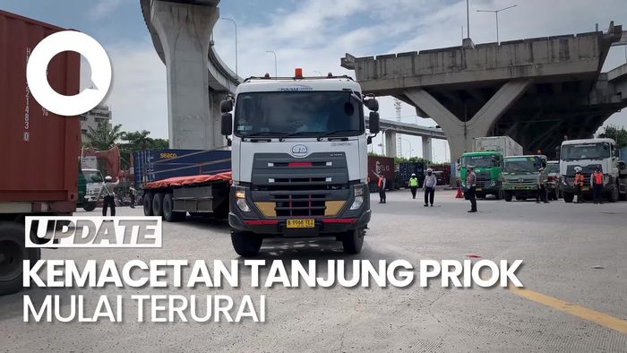 Video: Macet Horor di Pelabuhan Tanjuk Priok Mulai Terurai