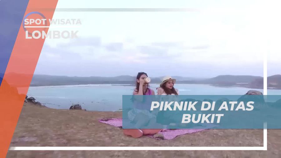 Piknik Seru Di Atas Bukit Indah Di Lombok