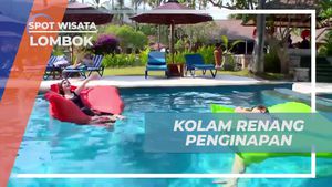 Berenang Seru Di Kolam Renang Penginapan Di Lombok