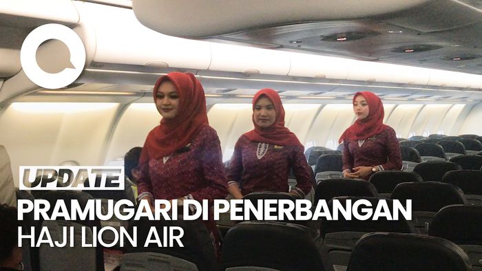 Video: Lion Air Siapkan Pramugari Asli Padang-Banjarmasin untuk Layani Jemaah Haji RI