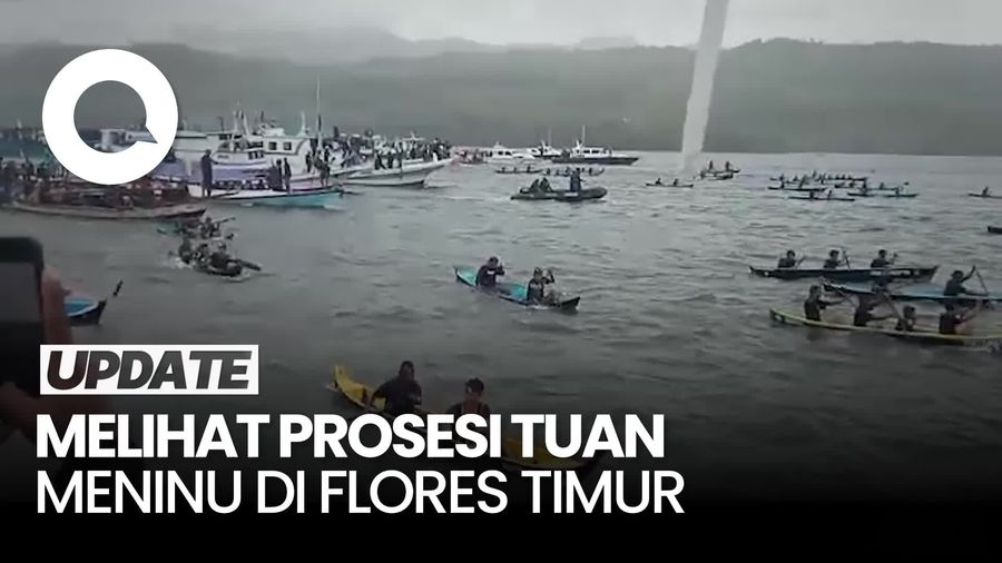 Video: Ribuan Peziarah Bahari Arak Tuan Meninu di Tengah Guyuran Hujan