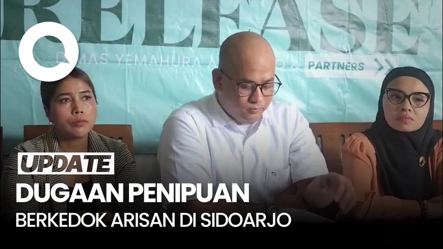 Video: Jadi Korban Arisan Bodong, Emak-emak di Sidoarjo Rugi Rp 13 M