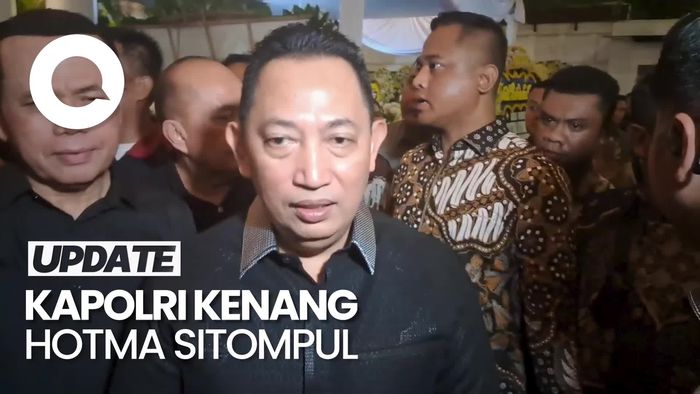 Video: Kapolri Jendral Listyo Sigit Melayat ke Rumah Duka Hotma Sitompul