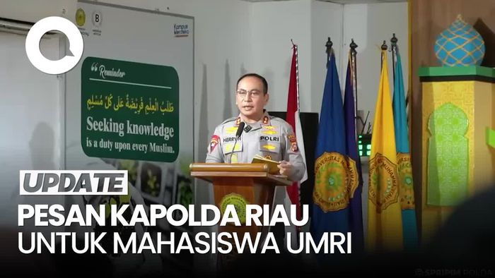Video: Pesan Kapolda Riau agar Mahasiswa UMRI Jadi Agen Perubahan Lingkungan