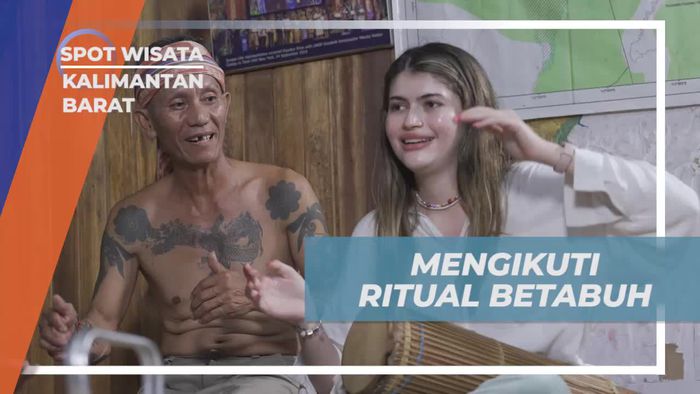 Menabuh Alat Musik dalam Ritual Betabuh di Kalimantan Barat