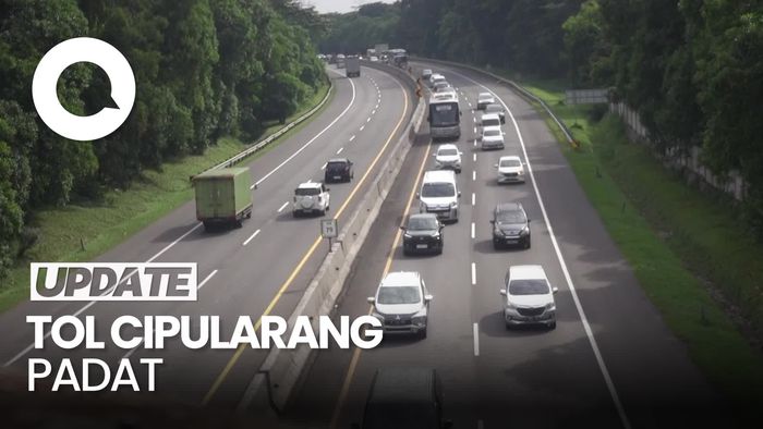 Video: Long Weekend, Tol Cipularang Arah Bandung Padat