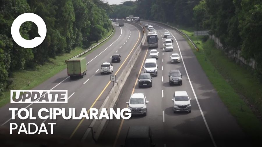 Video: Long Weekend, Tol Cipularang Arah Bandung Padat