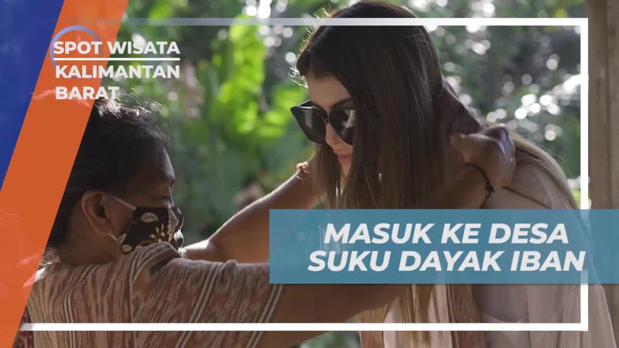 Menginjakkan Kaki di Desa Suku Dayak Iban, Kalimantan Barat