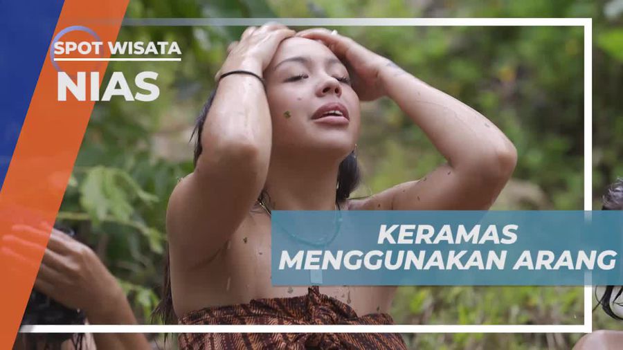 Nikmati Keramas Alami Menggunakan Arang di Sungai Bawomataluo, Nias