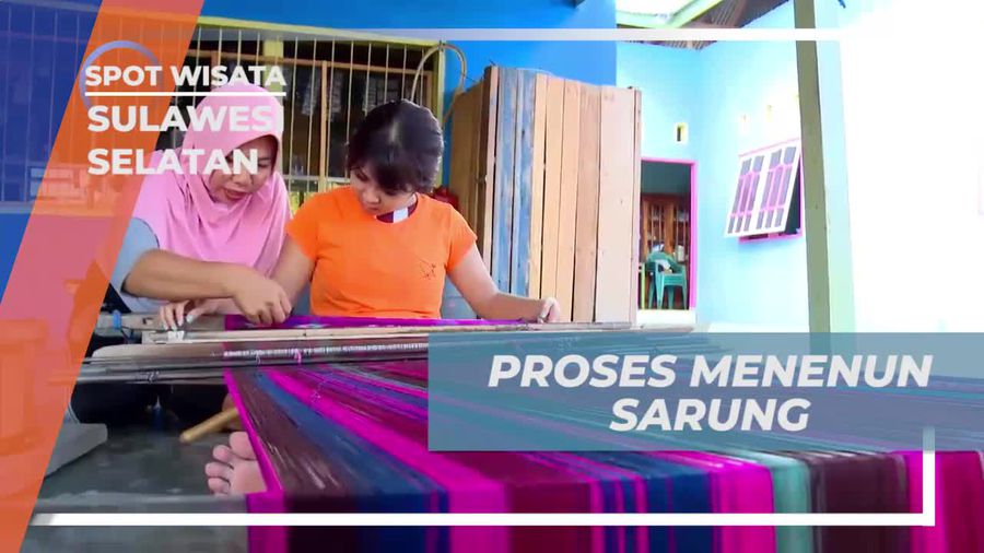 Belajar Menenun Sarung Tradisional Dari Warga di Pulau Liukang Loe, Sulawesi Selatan