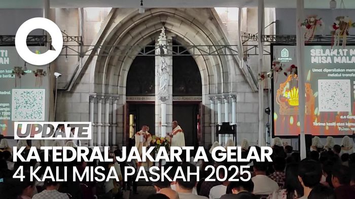 Video Simak Jadwal Misa Paskah 2025 di Gereja Katedral Jakarta