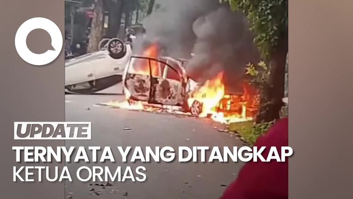 Video: Penangkapan Ketua Ormas yang Bikin Mobil Polisi Dibakar di Depok