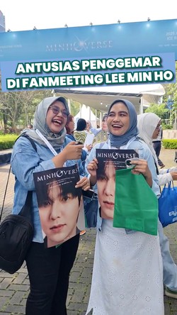 Video Antusias Minoz di Fanmeeting Lee Min Ho: Tak Bisa Makan dan Tidur