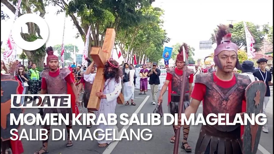 Video: Kali Pertama Kirab Salib Keliling Kota Magelang