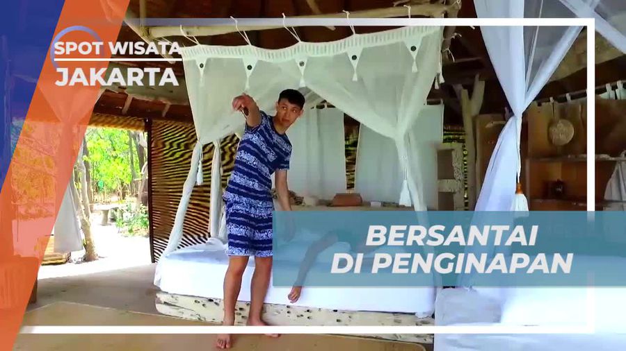 Bersantai Menikmati Pemandangan di Resort Pulau Macan, Jakarta