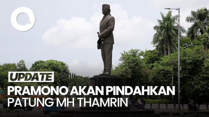 Video: Ini Dia Patung MH Thamrin yang Akan Dipindahkan Pramono