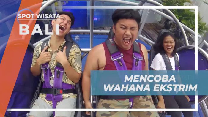 Menjalani Petualangan Ekstrem di Wahana Reverse Bungy di Kuta, Bali