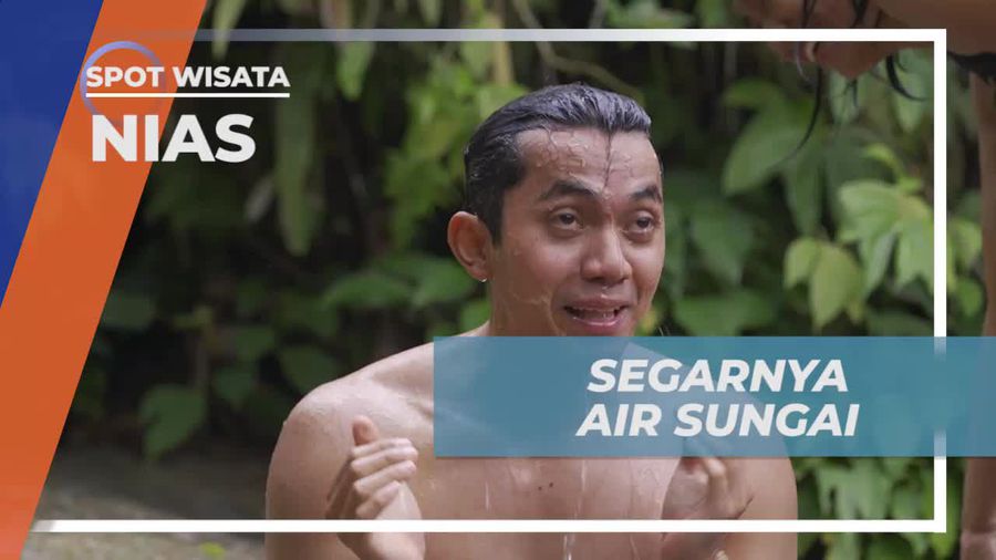 Rasakan Segarnya Air Sungai di Desa Bawomataluo, Nias