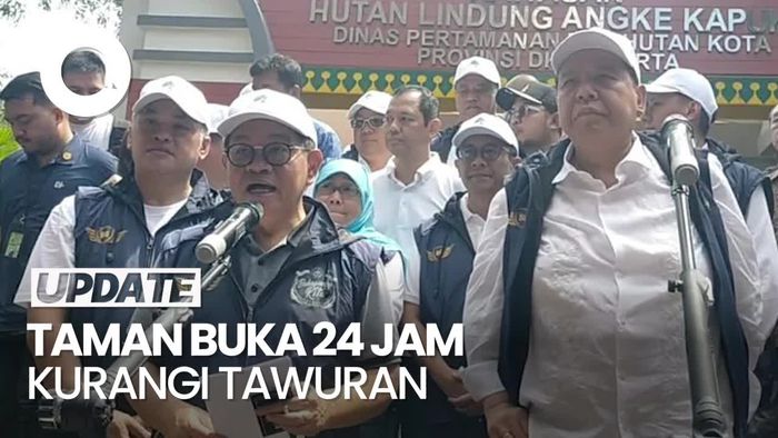 Video Pramono Buka Taman 24 Jam untuk Kurangi Tawuran