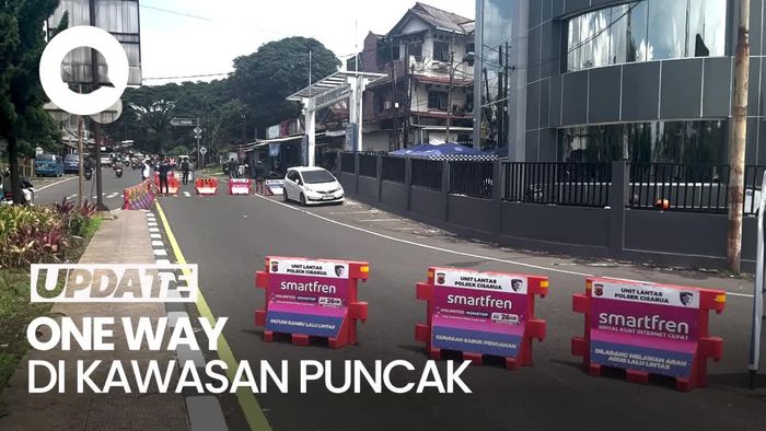 Video One Way Diberlakukan, Kendaraan Menuju Puncak Bogor Disetop