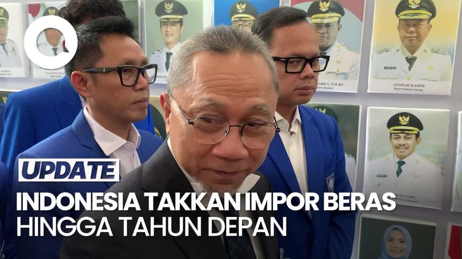 Video Zulhas Sebut Telah Serap 1,5 Juta Ton Beras: Bisa Tak Impor Sampai Tahun Depan