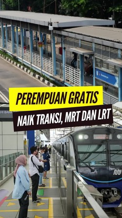 Video Pramono: 21 April, Semua Perempuan Gratis Naik TransJ, MRT dan LRT