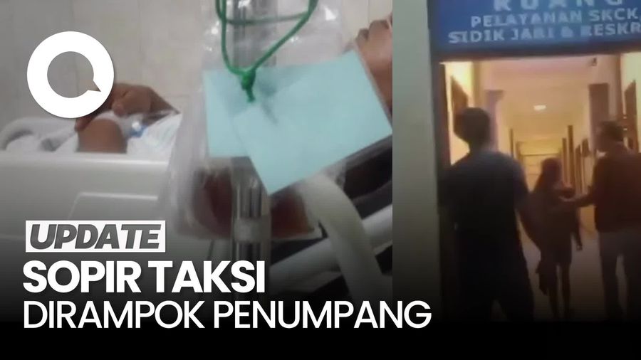 Video: Sopir Taksi Online di Klaten Dirampok, Leher Disayat Cutter