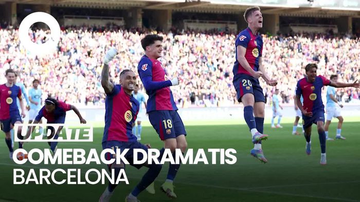 Video Barcelona Comeback Dramatis, Flick: Mental Pantang Menyerah