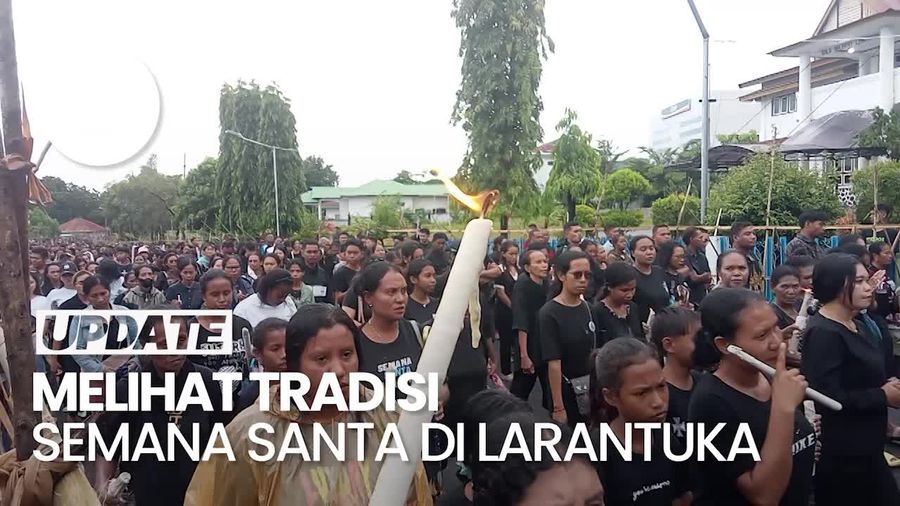 Video: Ribuan Peziarah Jalani Prosesi Semana Santa di Larantuka