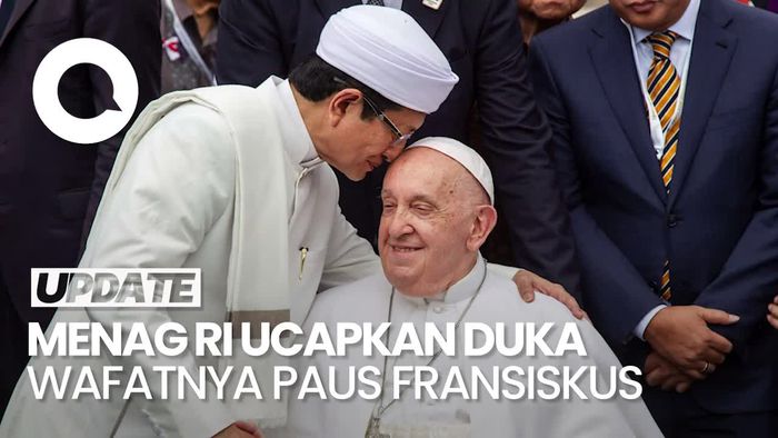 Video: Menag Nasaruddin Sampaikan Duka atas Wafatnya Paus Fransiskus