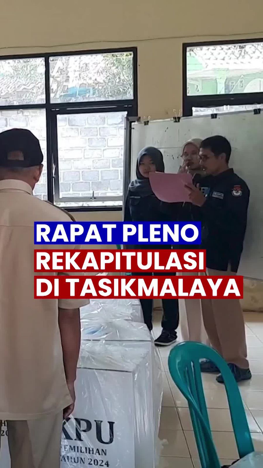 Video: Rapat Pleno Rekapitulasi di Tasikmalaya Memanas, Saksi Walk Out 