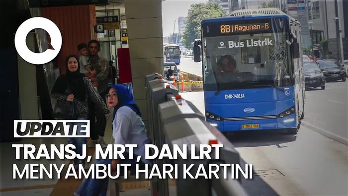 Video: Ingat! Perempuan Gratis Naik TransJakarta, MRT dan LRT Hari Ini
