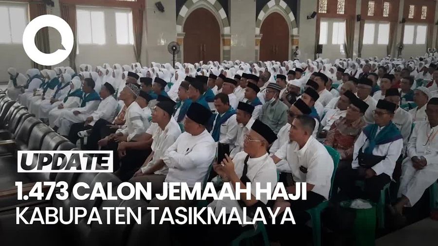 Video: 1.473 Calon Jemaah Haji di Tasikmalaya Ikut Manasik, Ada yang Gagal Berangkat