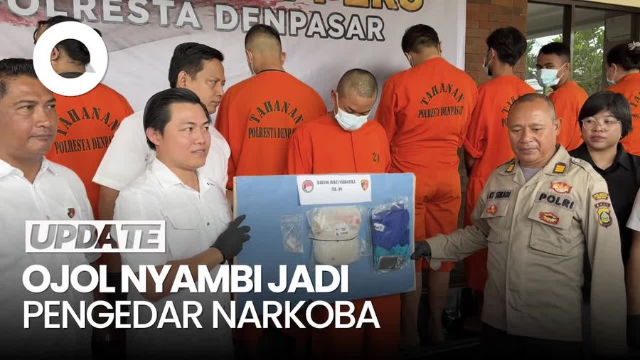 Video: Driver Ojol di Bali Nyambi Jadi Pengedar, Dapat Rp 10 Juta Edarkan 1 Kg Sabu