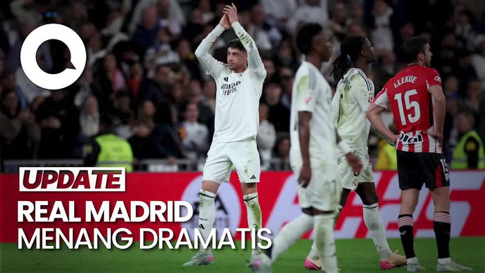 Video: Susah Payah Real Madrid Taklukkan Athletic Club