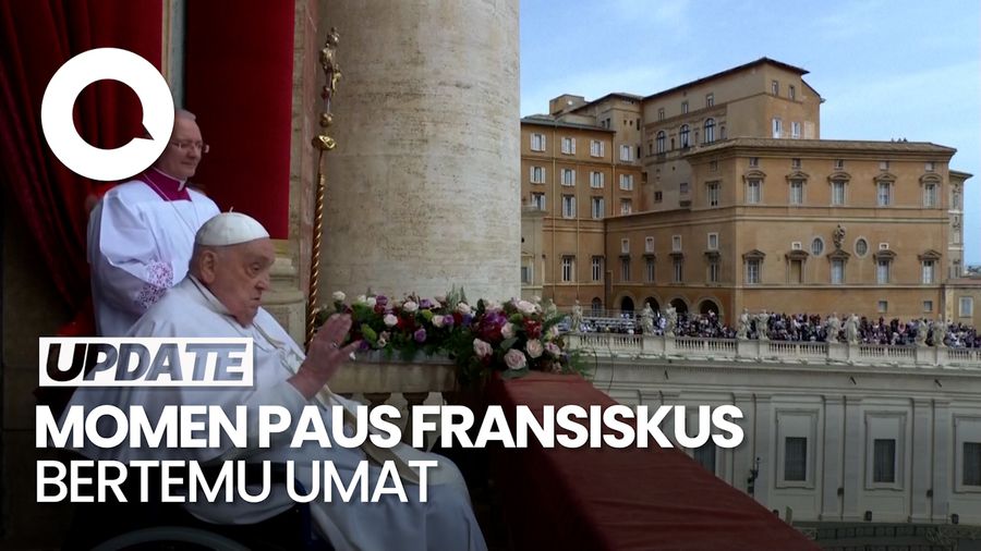 Video: Lambaian Tangan Terakhir Paus Fransiskus Pada Minggu Paskah