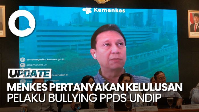 Video: Menkes Budi Heran, Pelaku Bullying PPDS Undip Kok Bisa Diluluskan